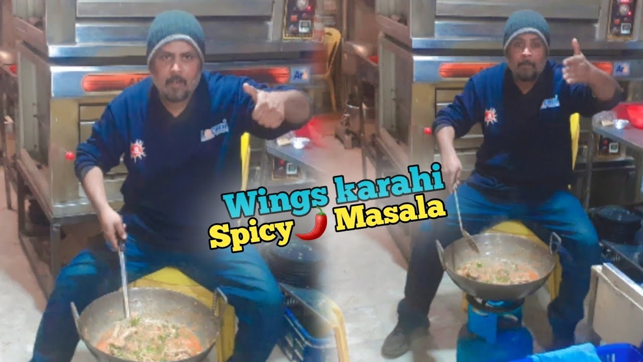 Wings karahi spicy 🌶Masala Ali ne banadi aj 😋||DaniDanishvlog||