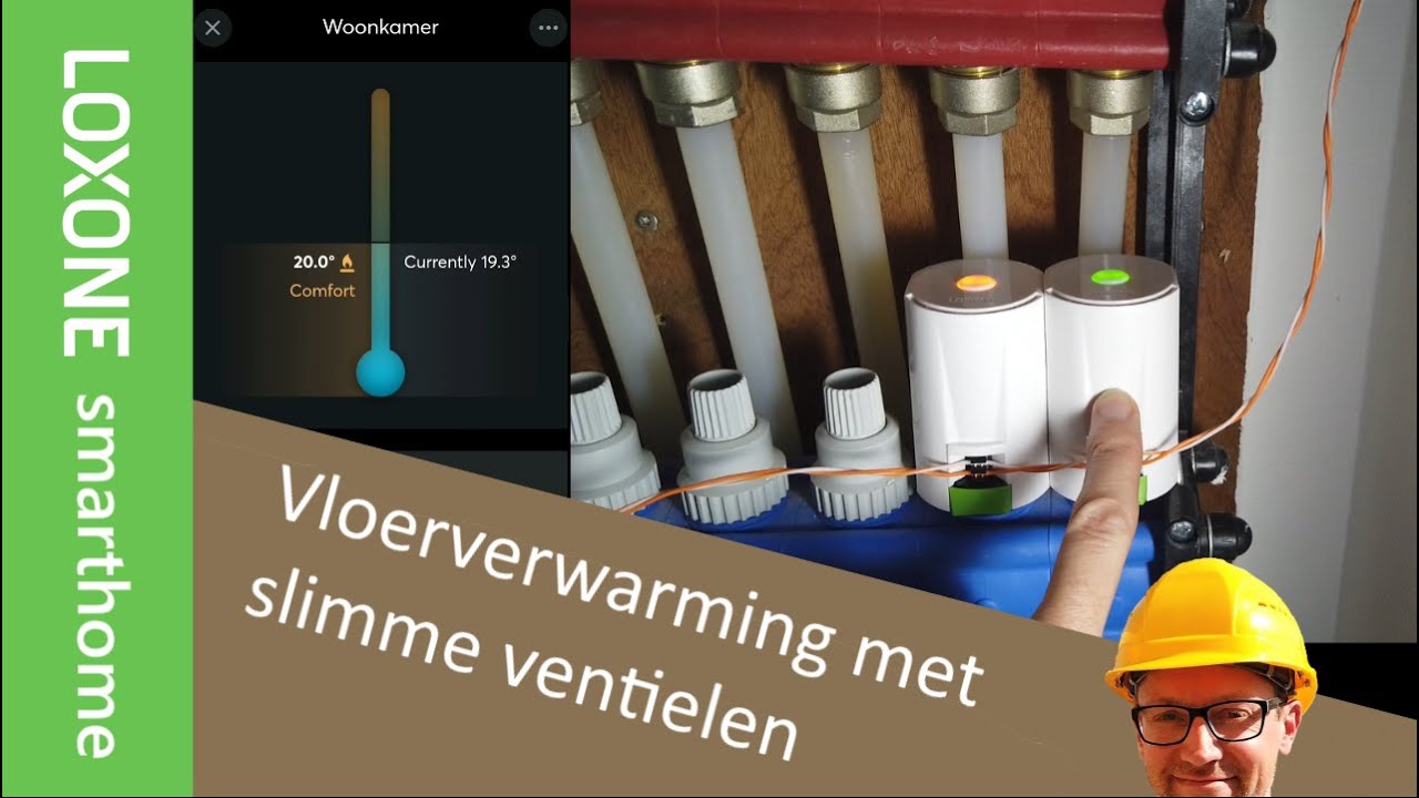Vloerverwarming met slimme ventielen per kamer - Zelf Een Huis Bouwen