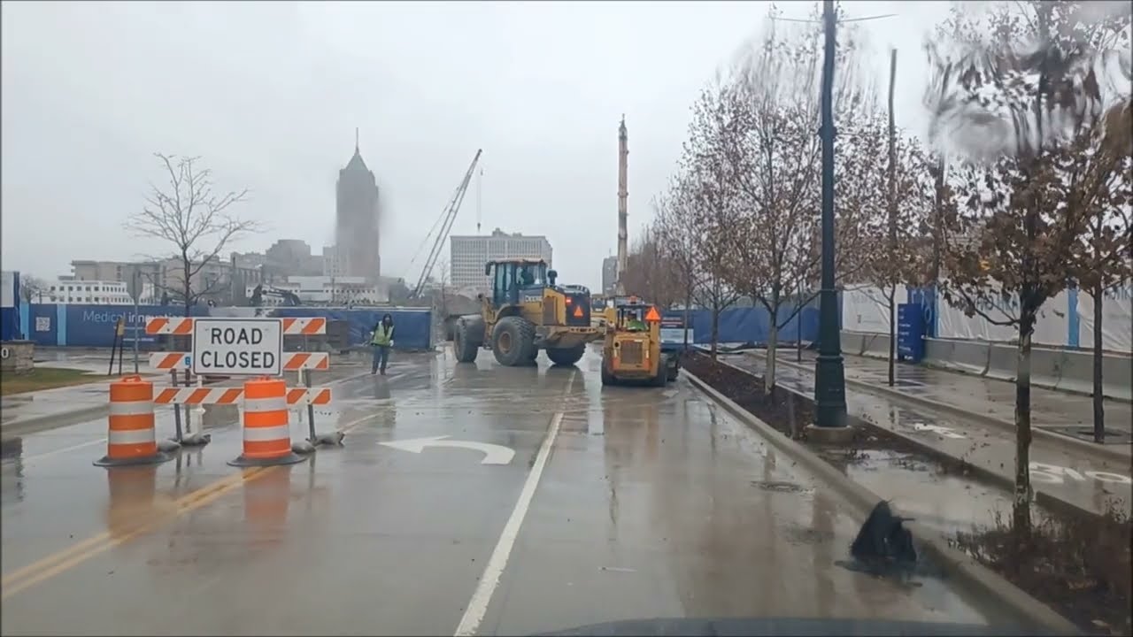 Detroit's Motown Museum; Henry Ford Hospital Expansion Construction And Lincoln Street Art Park.
