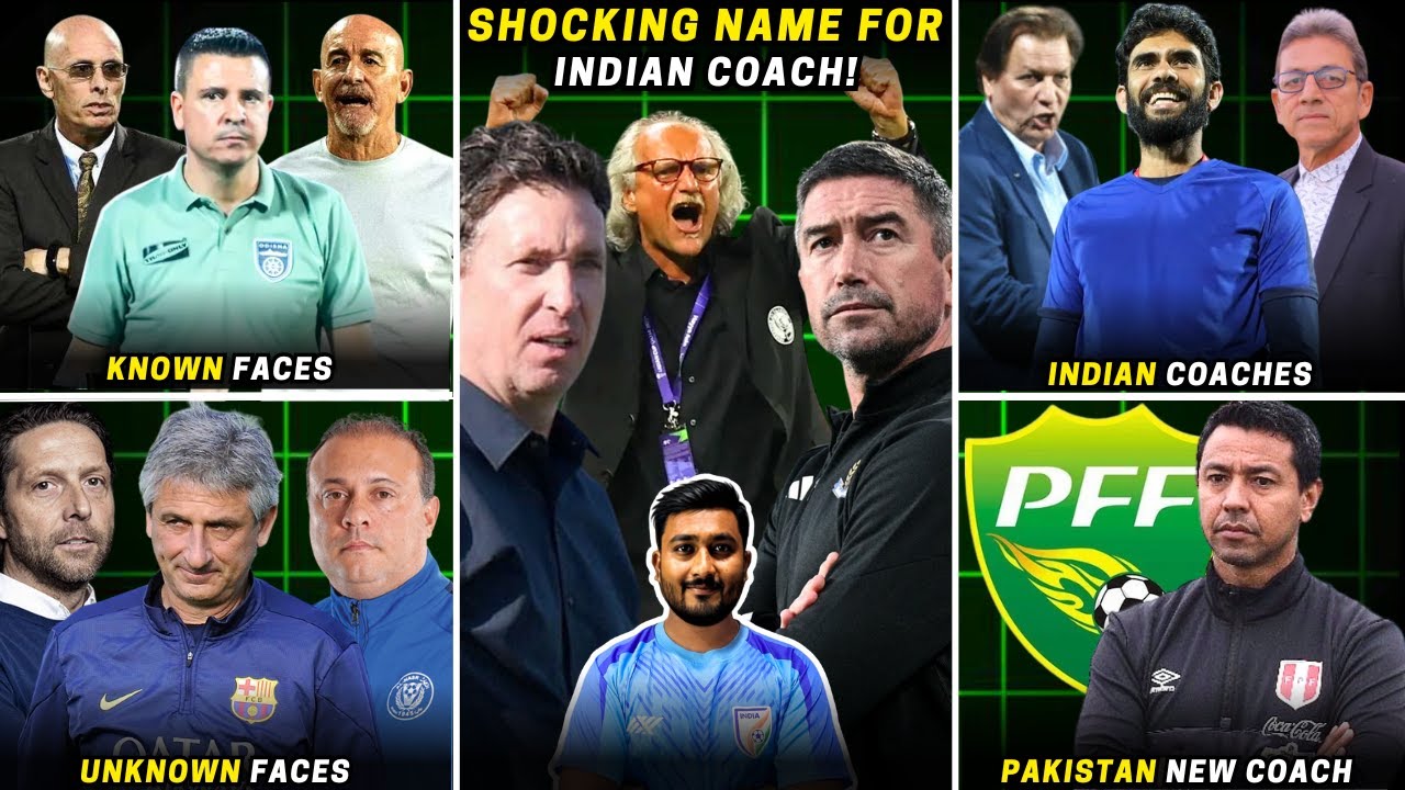 Shocking name revelead for the Indian football team new coach 😱⚽️🇮🇳| Pakistan new coach announced