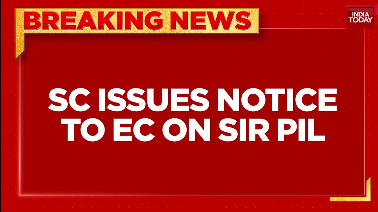 BREAKING NEWS: Supreme Court Notice To EC On SIR PIL, Form 6 Modifications And EC Act Violation | EC