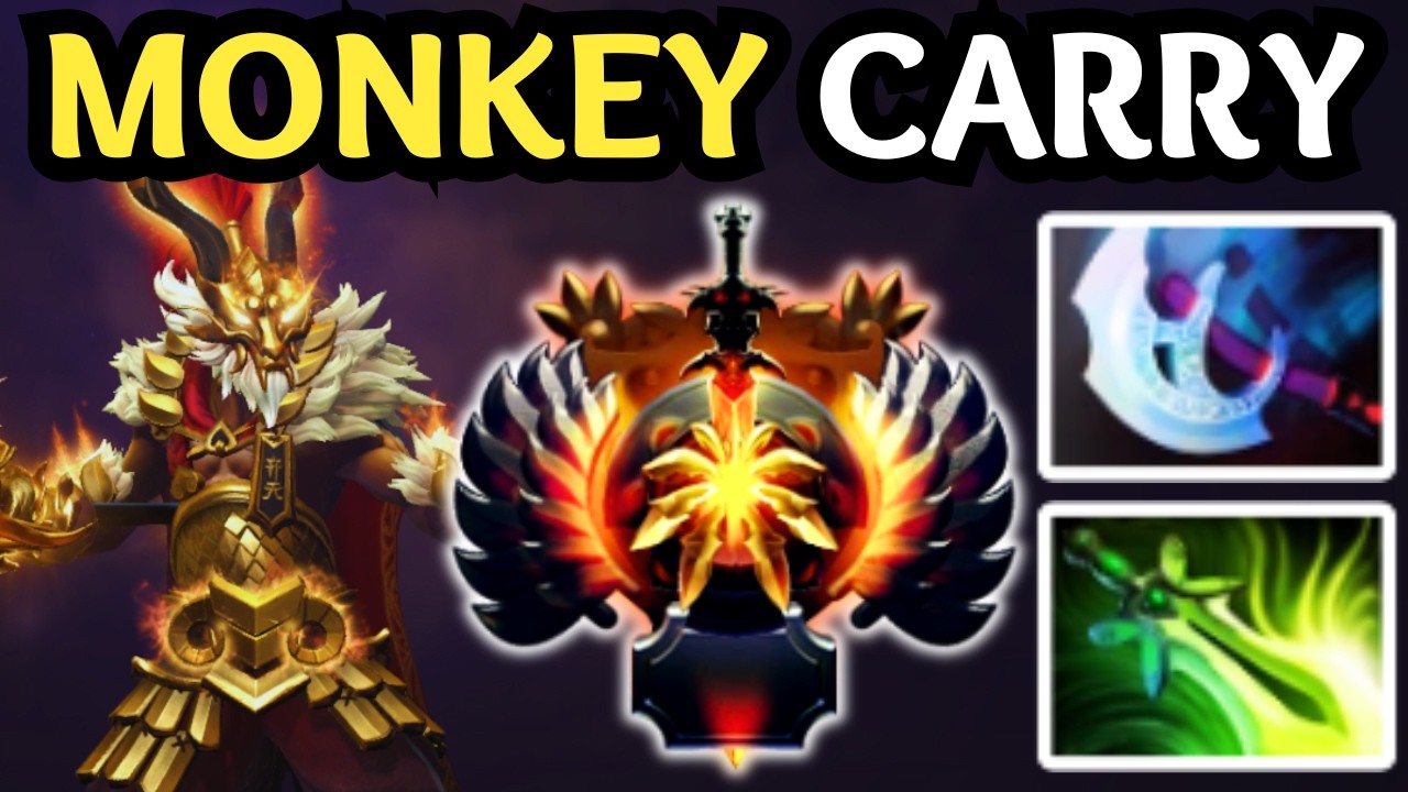 🔥 MONKEY KING CARRY IS BACK — LANE DOMINANCE & CRIT BURST | DOTA 2 🔥