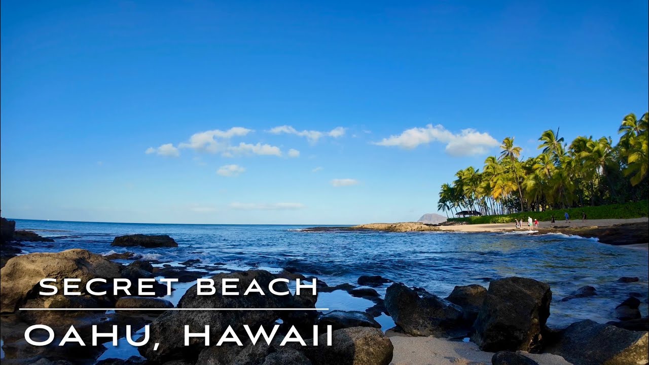 Secret Beach, Oahu, Hawaii - 4K Beach Relaxation Film