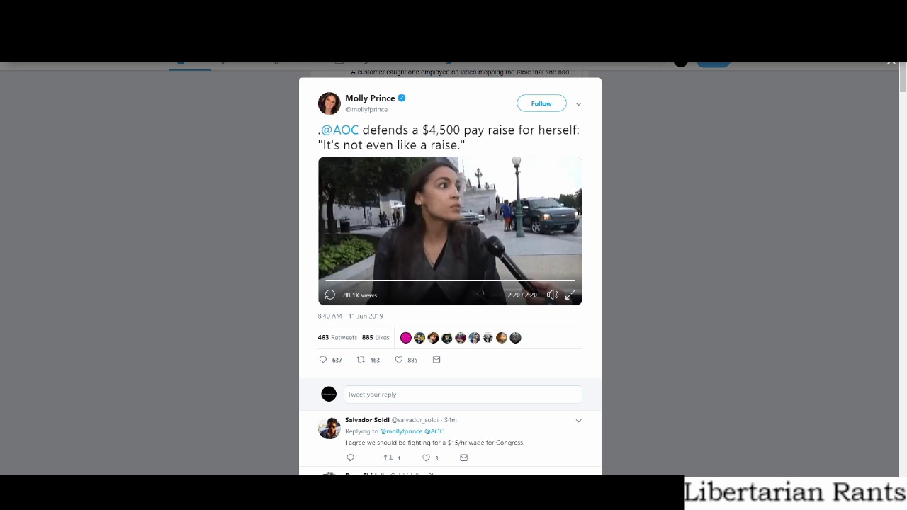 New AOC Video Shows Her Defending Her Own Pay Increase