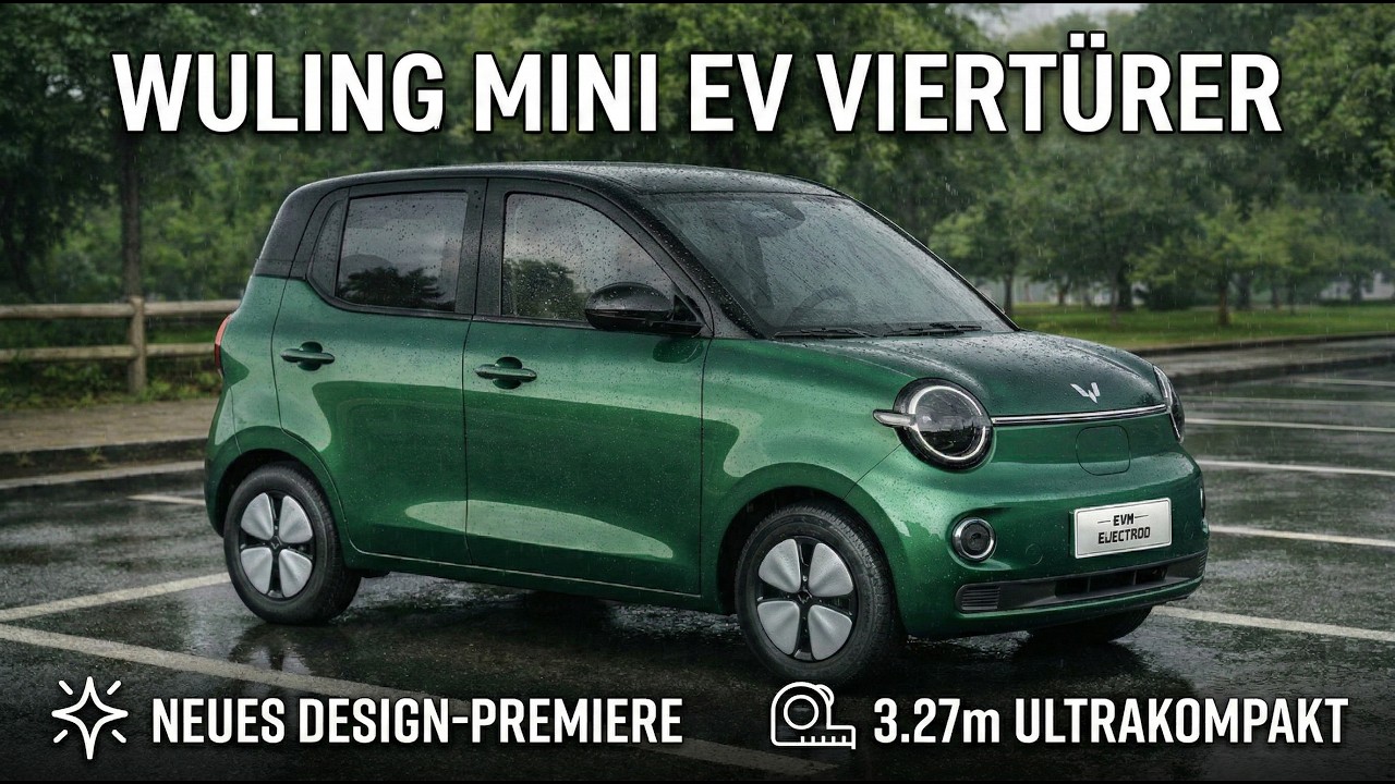 2026 Wuling MINI EV Viertürer (Facelift) – Neuer Look & 4 Türen