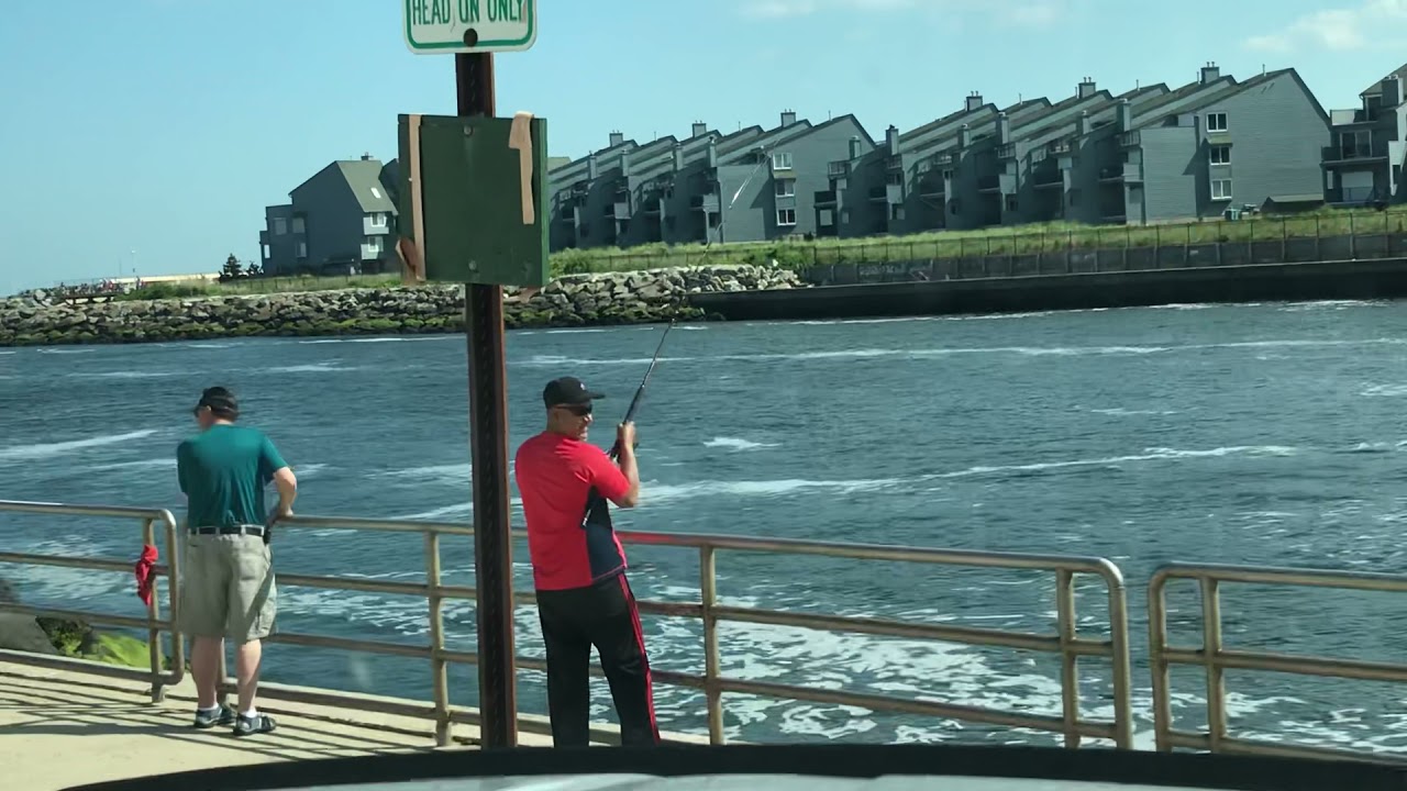 Manasquan Inlet fishing blues