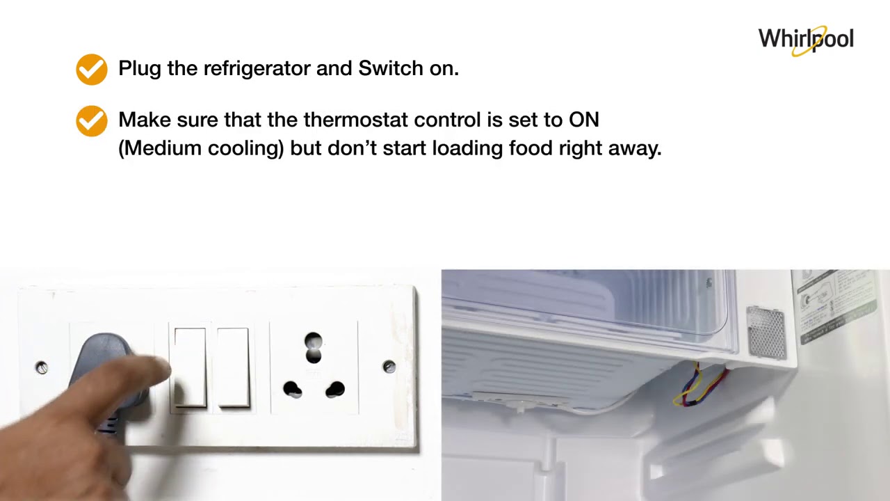 Whirlpool Direct Cool Refrigerator Unpacking & Installation