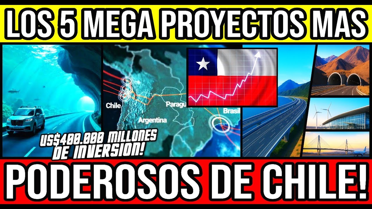 5 MEGA PROYECTOS Convertiran a Chile en POTENCIA&nbsp;🇨🇱😱💰 #Chile #Valparaiso #Vi&ntilde;aDelMar #BioBio #CL