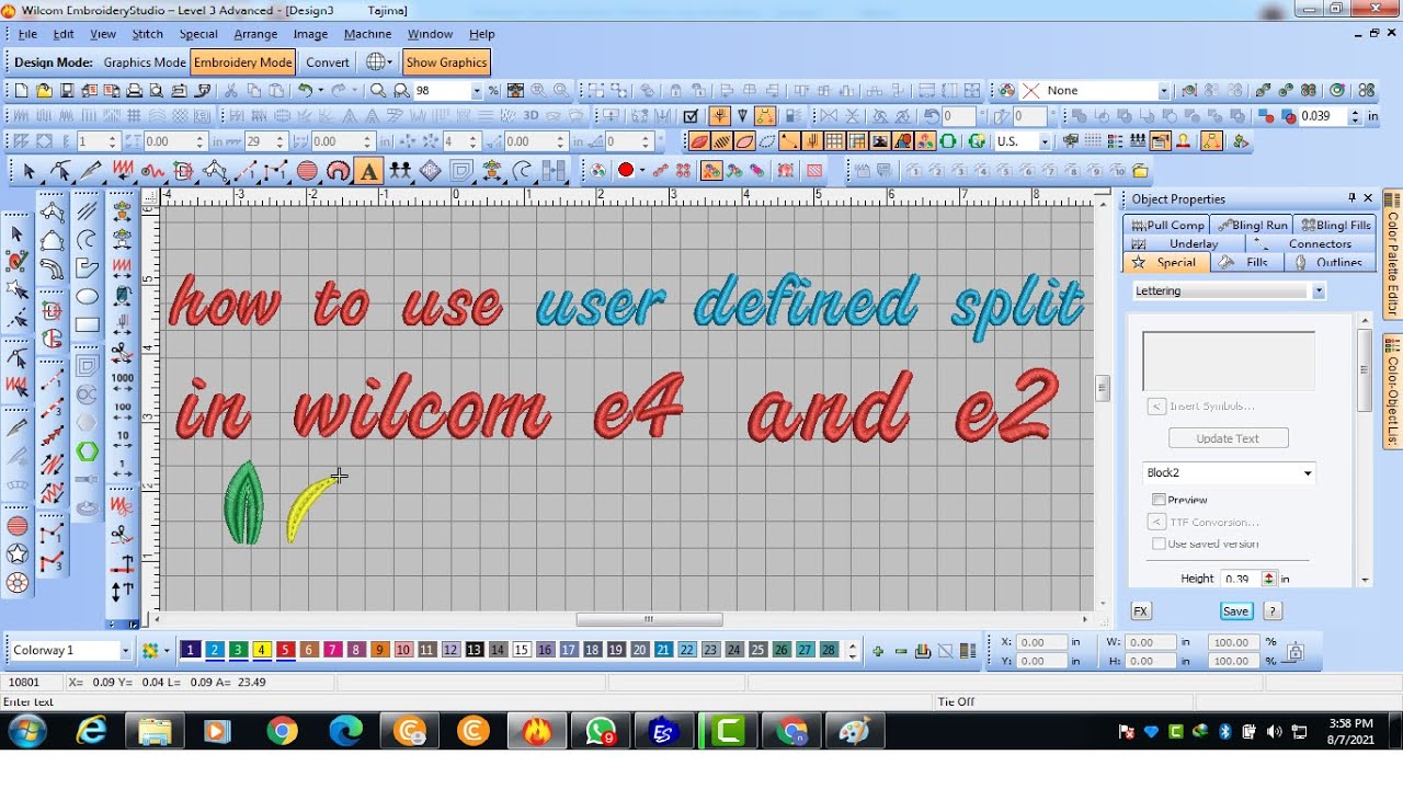 HOW TO USE USER DEFINED SPLIT IN E2 OR E4   (ADVANCE LEVEL) BY NEEDLE POINT