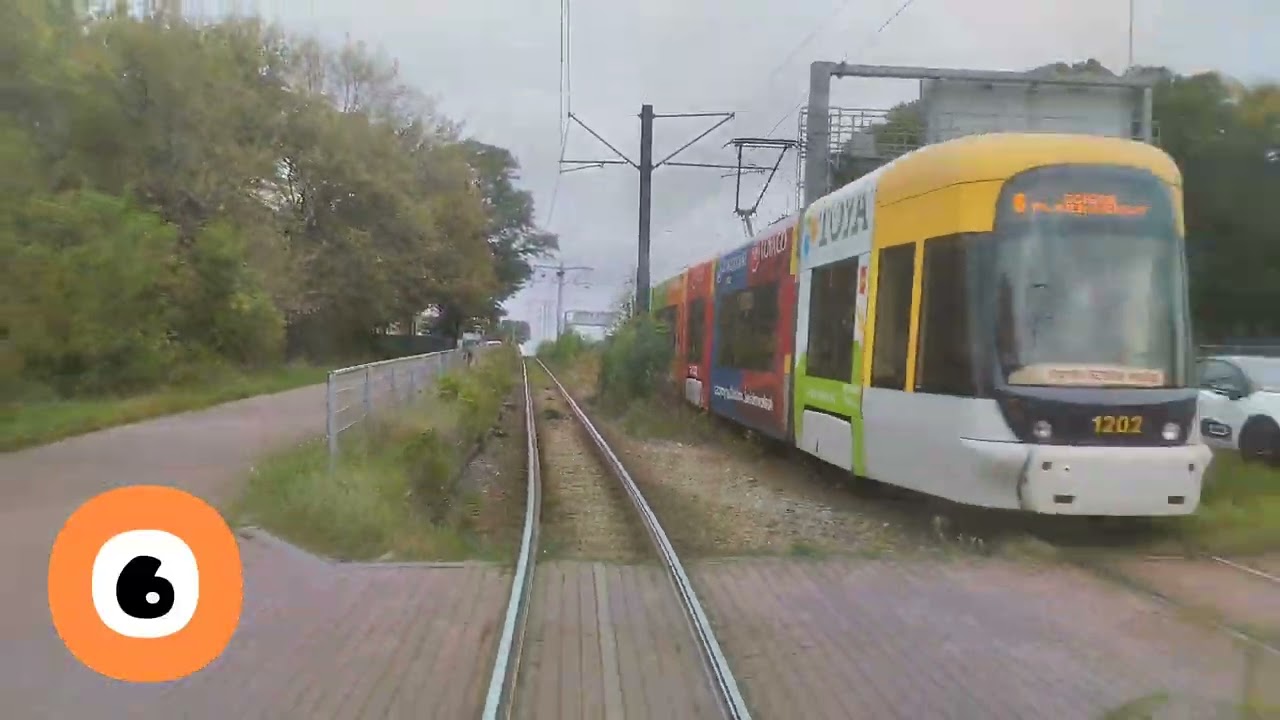 MPK Łódź linia 6 Zgierz Pl. Kilińskiego - Widzew Augustów - Bombardier Cityrunner