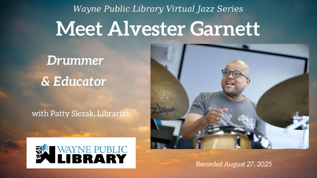 WPL's Jazz Series: Meet Alvester Garnett: Drummer & Educator