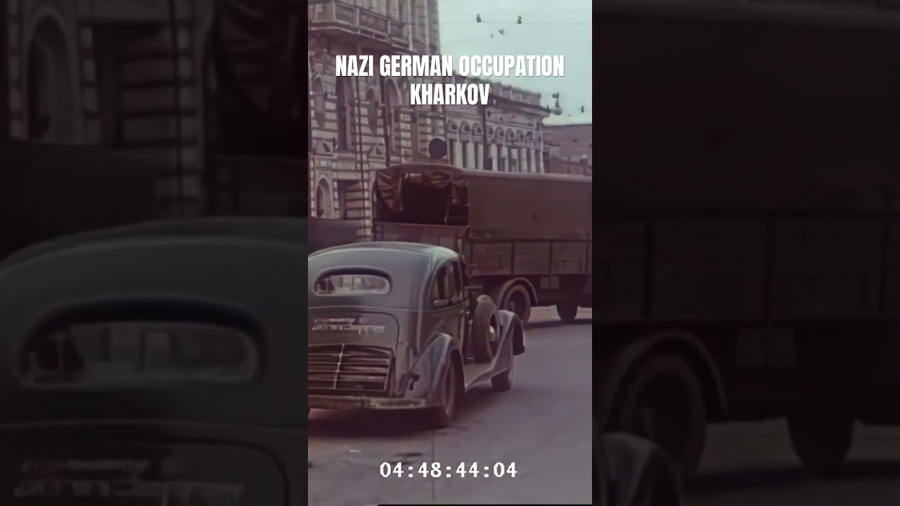 Nazi German Occupation of Kharkov Ukraine WW2