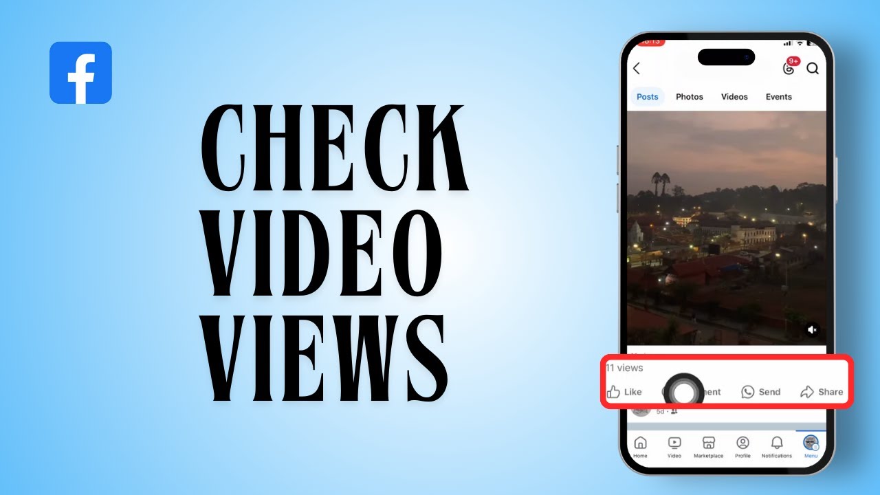 How To Check Facebook Video Views