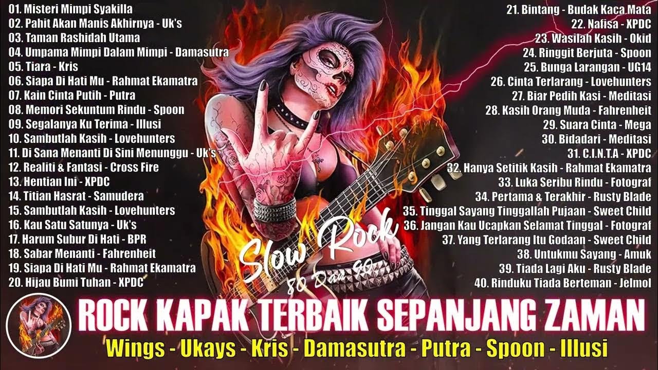 LAGU JIWANG ROCK 90AN SLOW ROCK MALAYSIA | ROCK KAPAK TERBAIK SEPANJANG ZAMAN