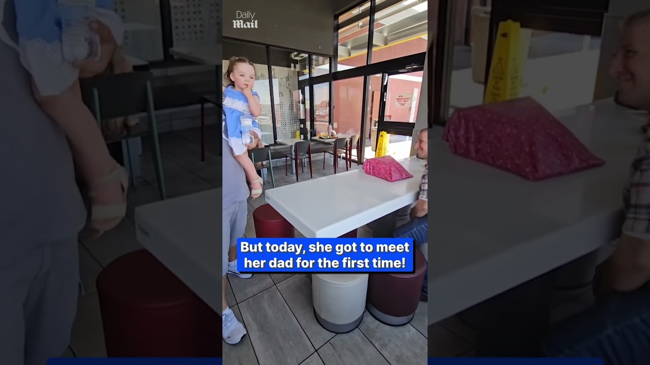 Daughter meets biological father for the first time