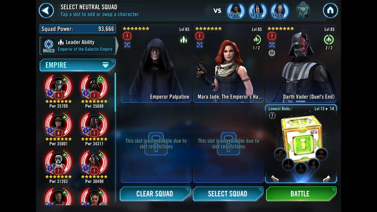 GAC 3v3: EP/Mara/DV (DE) Vs. Kelleran Beq