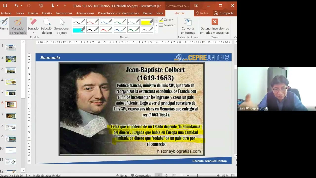 Las doctrinas económicas - Economía / Clase completa/ Cepre Untels / Semana 16