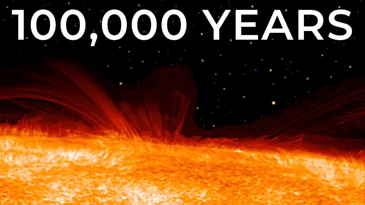 This Light Took 100,000 Years... Fall Asleep to Its Entire Journey From the Sun