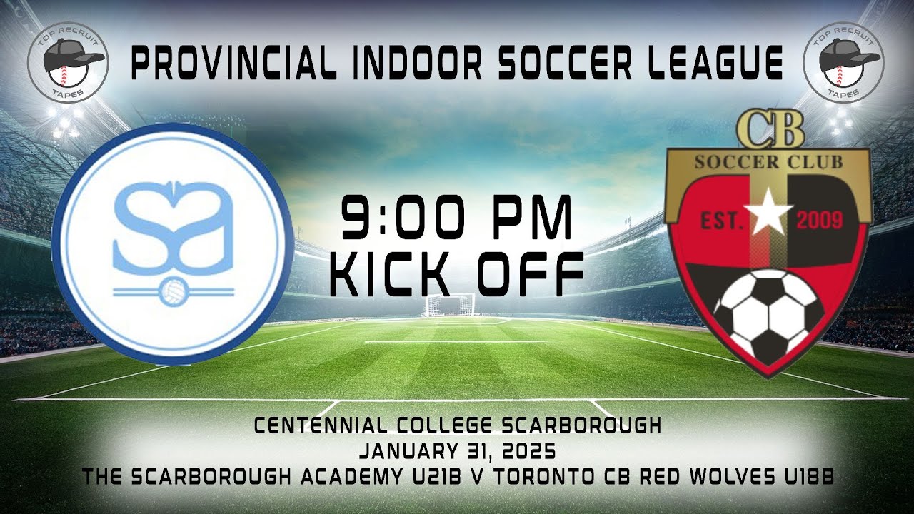 The Scarborough Academy U21B V Toronto CB Red Wolves U18