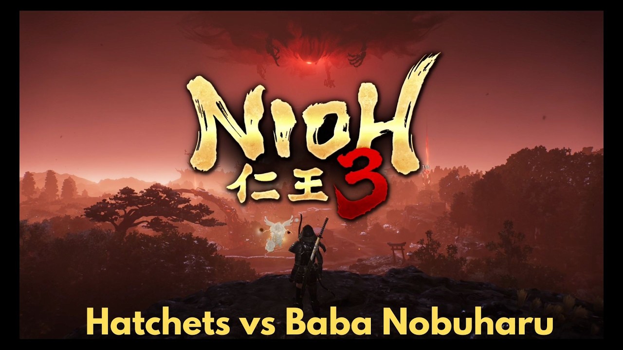 Nioh 3 - Hatchets vs Baba Nobuharu [4K 60 FPS PS5]