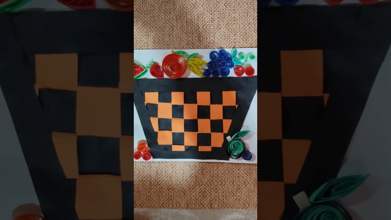 DIY FRUIT BASKET🧺 | QUILLING PAPER CRAFT | 