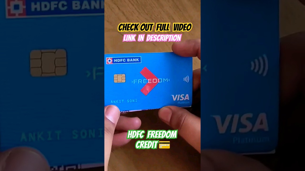 Подробный обзор кредитной карты HDFC Freedom #Shorts на #creditexplorer #free #money #money #short