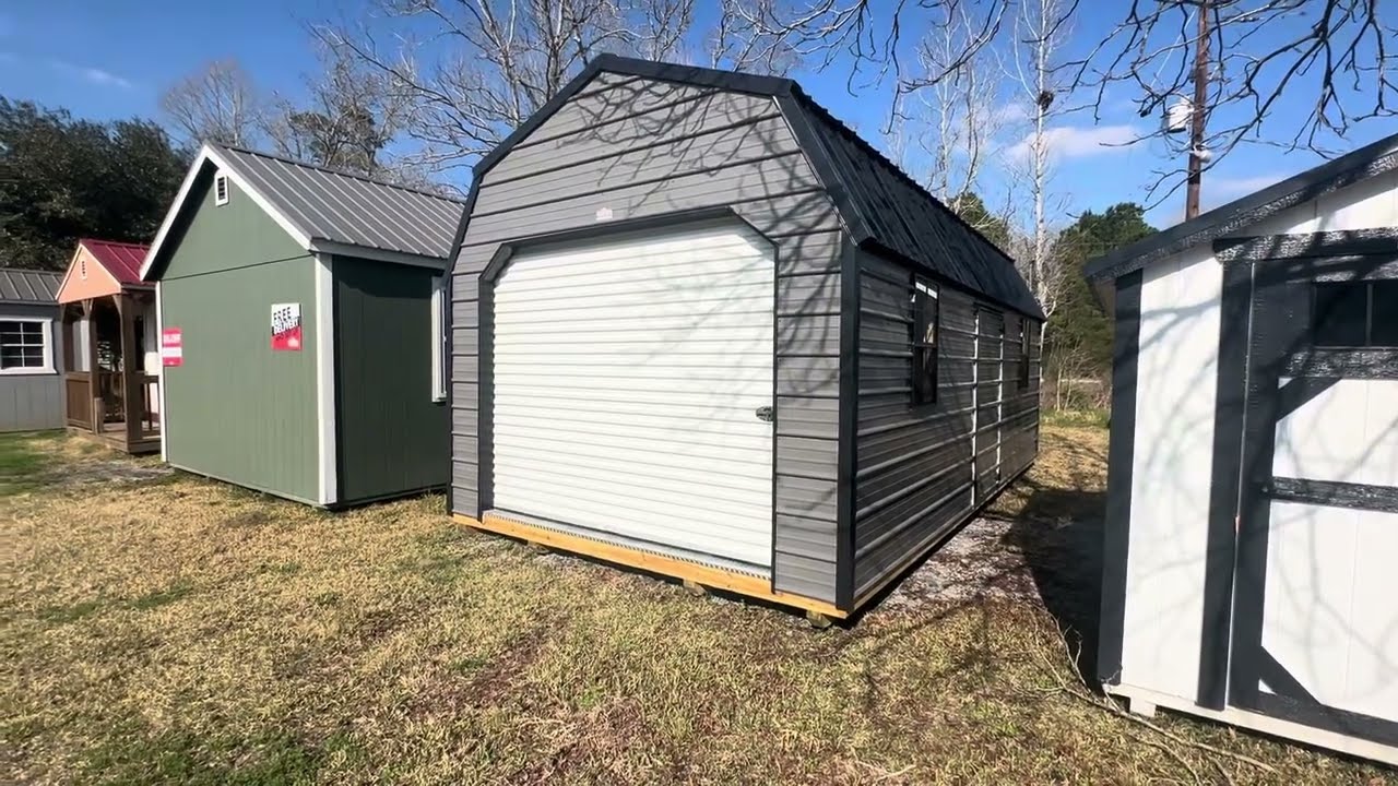 Lumberton Tx 12x24 Metal Lofted Barn 