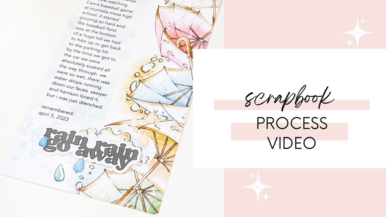 Scrapbook Process Video | Traveler's Notebook Layout | Memory Keeping | Cocoa Daisy