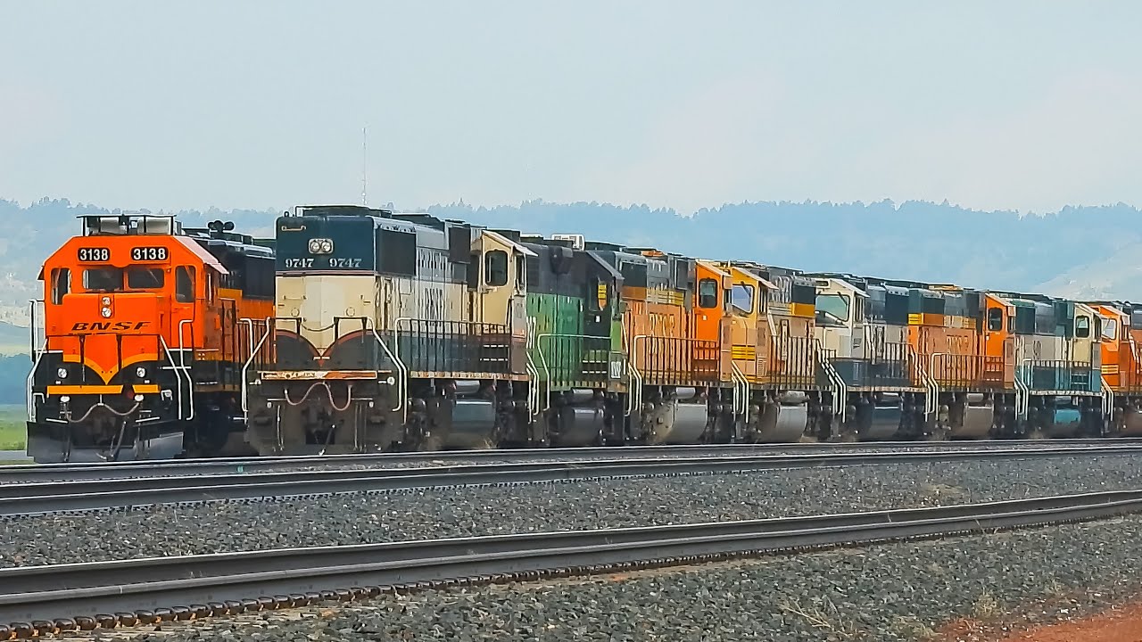 Donkey Yard Lineup – Stored Power on the BNSF Black Hills Sub