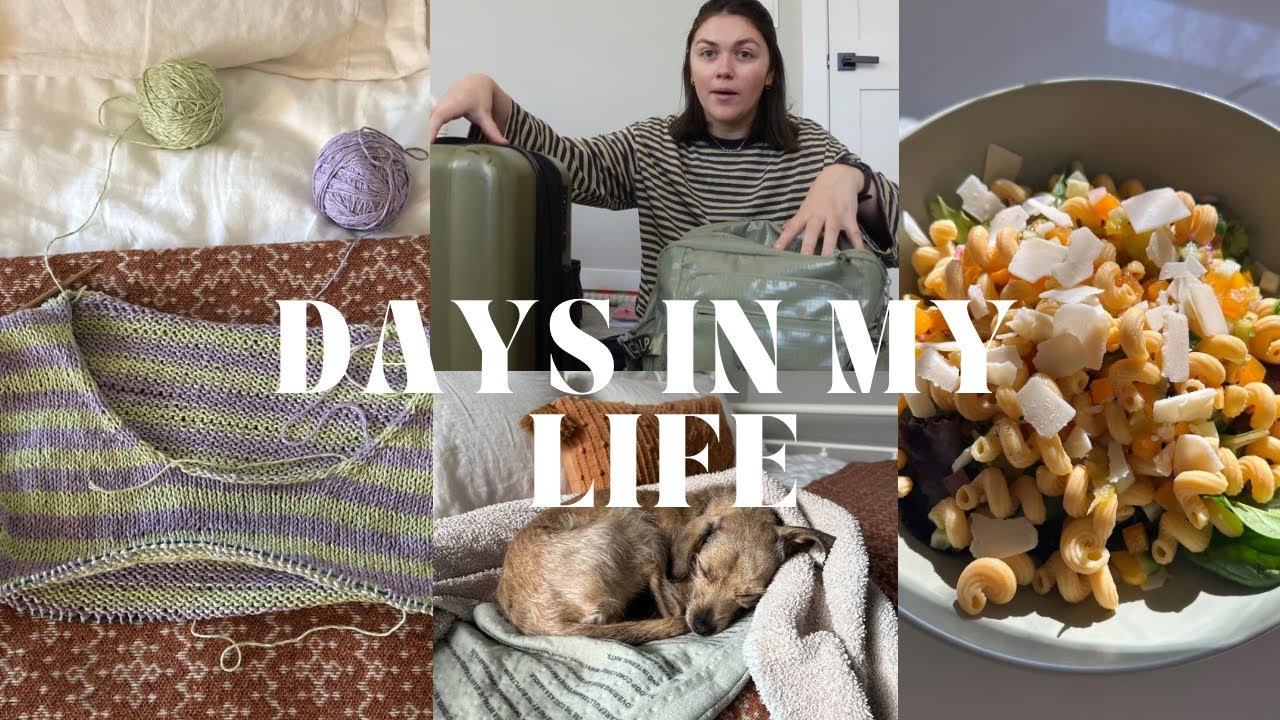 DAYS IN MY LIFE🎁🧴🧳: Travel/Luggage Faves+ Wrapping Presents + New Haircare