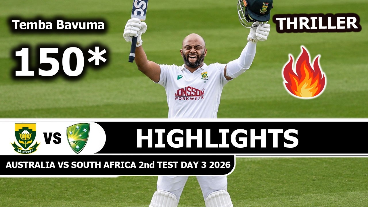 Australia vs South Africa 2nd Test Match Highlights 2026 Day 3 | AUS vs SA Test Highlights