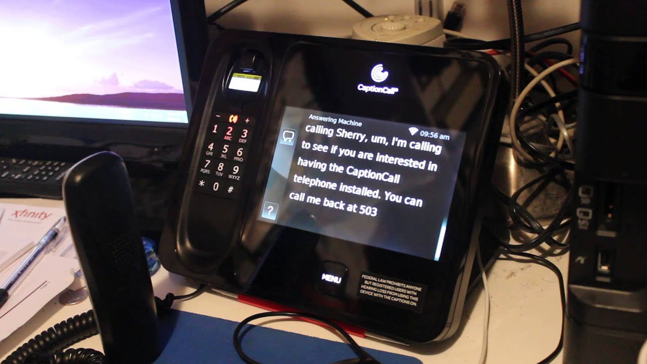 Using Cordless Unit With Captioncall To Caption Answering Machine
