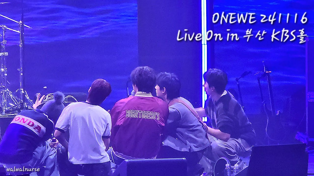 [4K] 241116 | 원위[ONEWE] Live On 부산  부산 - 무대 full 노컷 직캠 | 용훈, 동명, 하린 위주