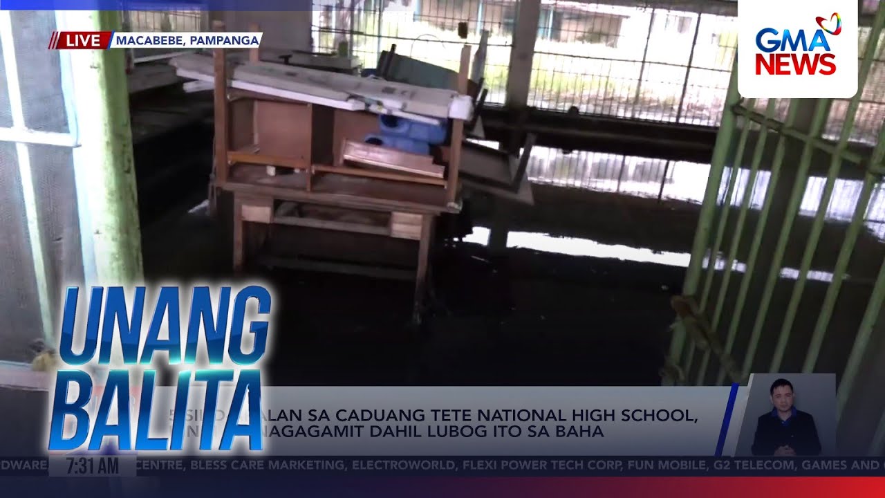 5 silid-aralan sa Caduang Tete Nat'l HS, hindi na nagagamit dahil lubog ito sa baha | Unang Hirit
