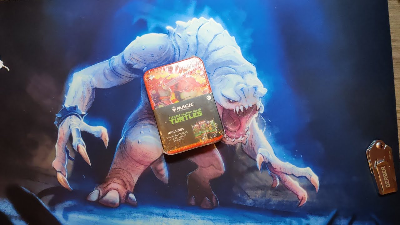 Новинка!! Жестяная коробка MTG TMNT...интересный продукт для MTG. #mtg #commander #TMNT
