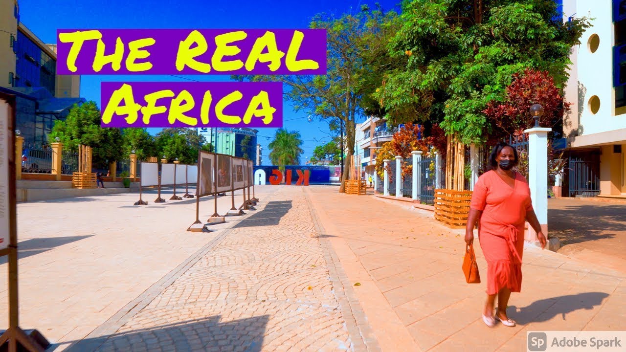 Kigali, Rwanda CBD -- 4k Walking Tour