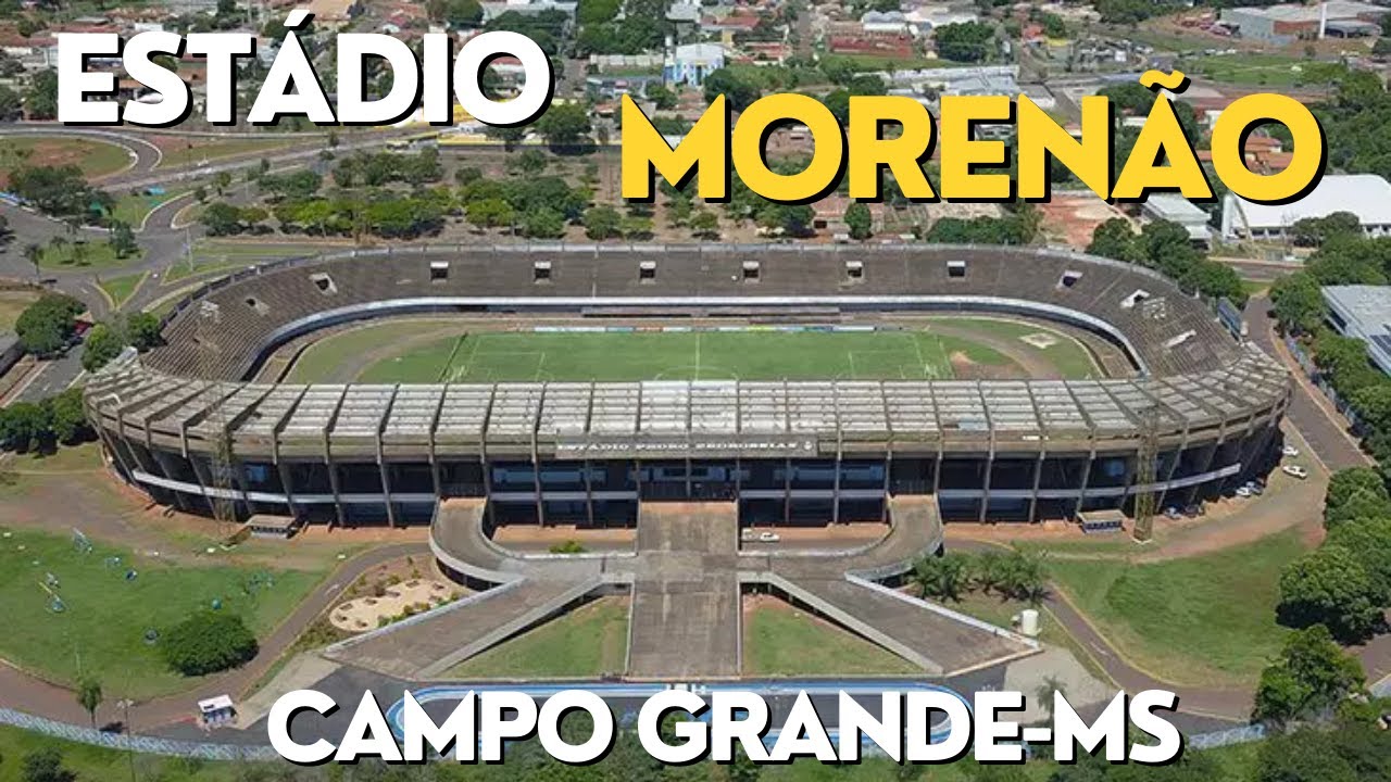 ✅ VISTA AÉREA DO ESTÁDIO MORENÃO, DA UNIVERSIDADE FEDERAL (UFMS) E DO HOSPITAL UNIVERSITÁRIO (HU)