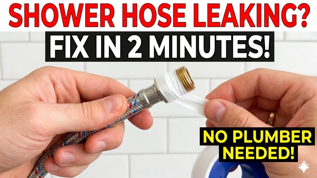 Fix a Leaking Flexible Hose Without Replacement | Proven DIY Repair