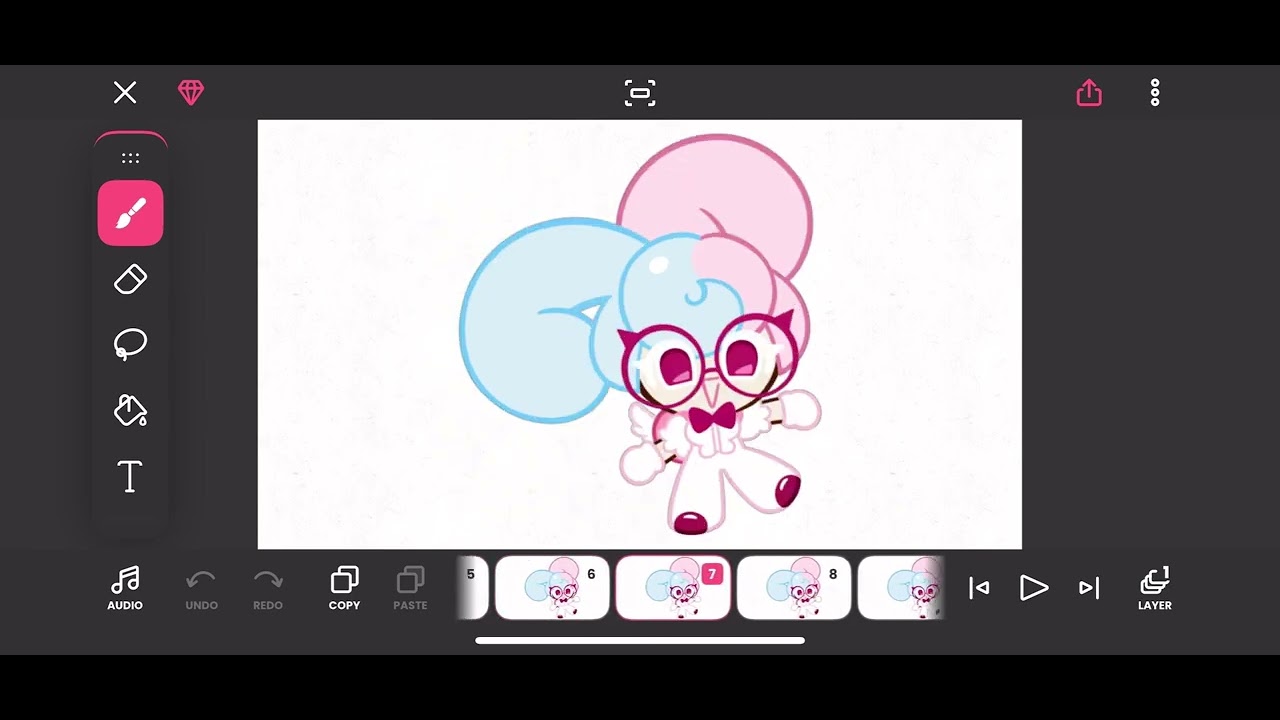 Marshmallow bunny cookie turns into a werewolf: aka a wererabbit