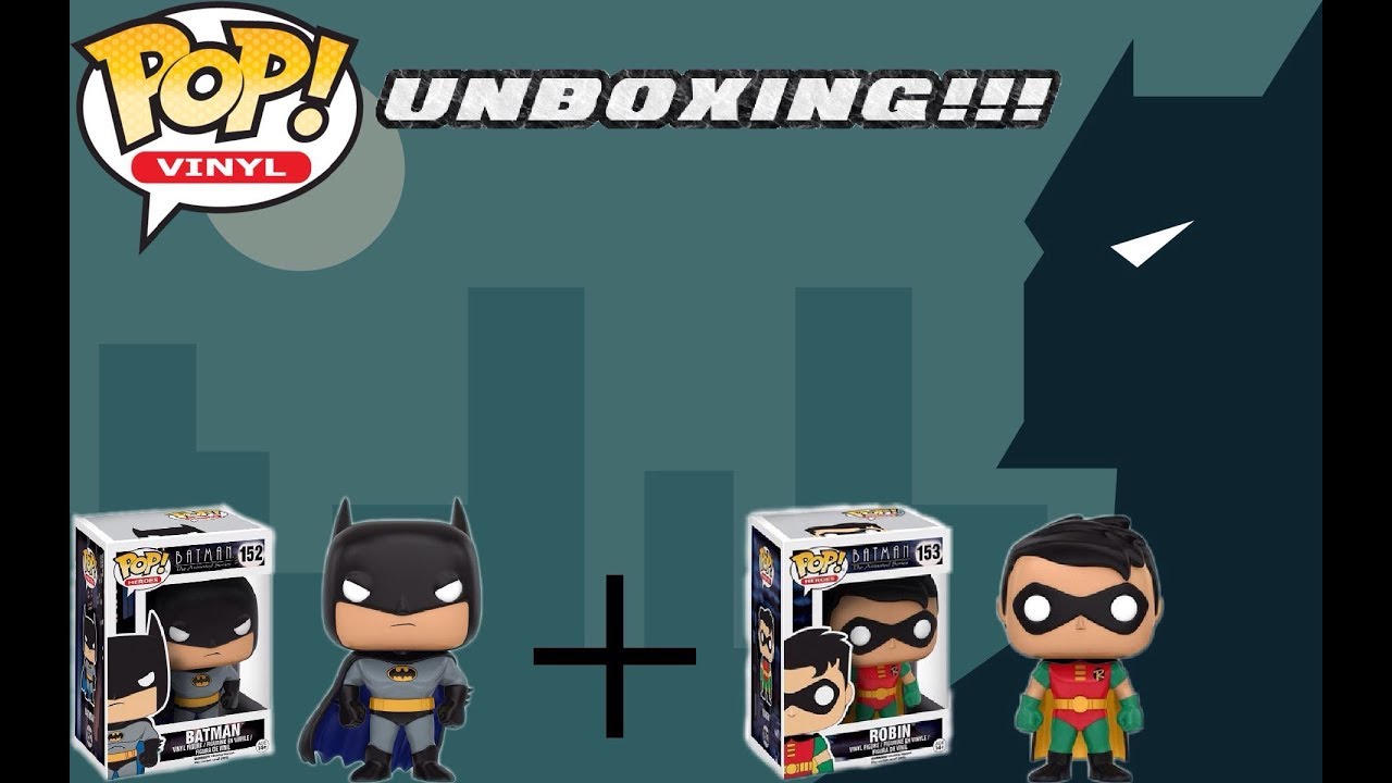 Batman the animated series: BATMAN and ROBIN funko pop unboxing!!!