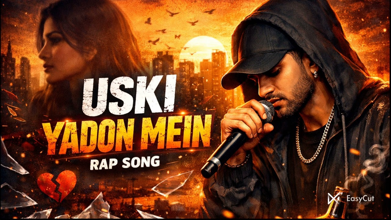Uski Yadon Mein 🤕(rap song)#trending #2026newrapsong #emotional #music #song #tseries #tata