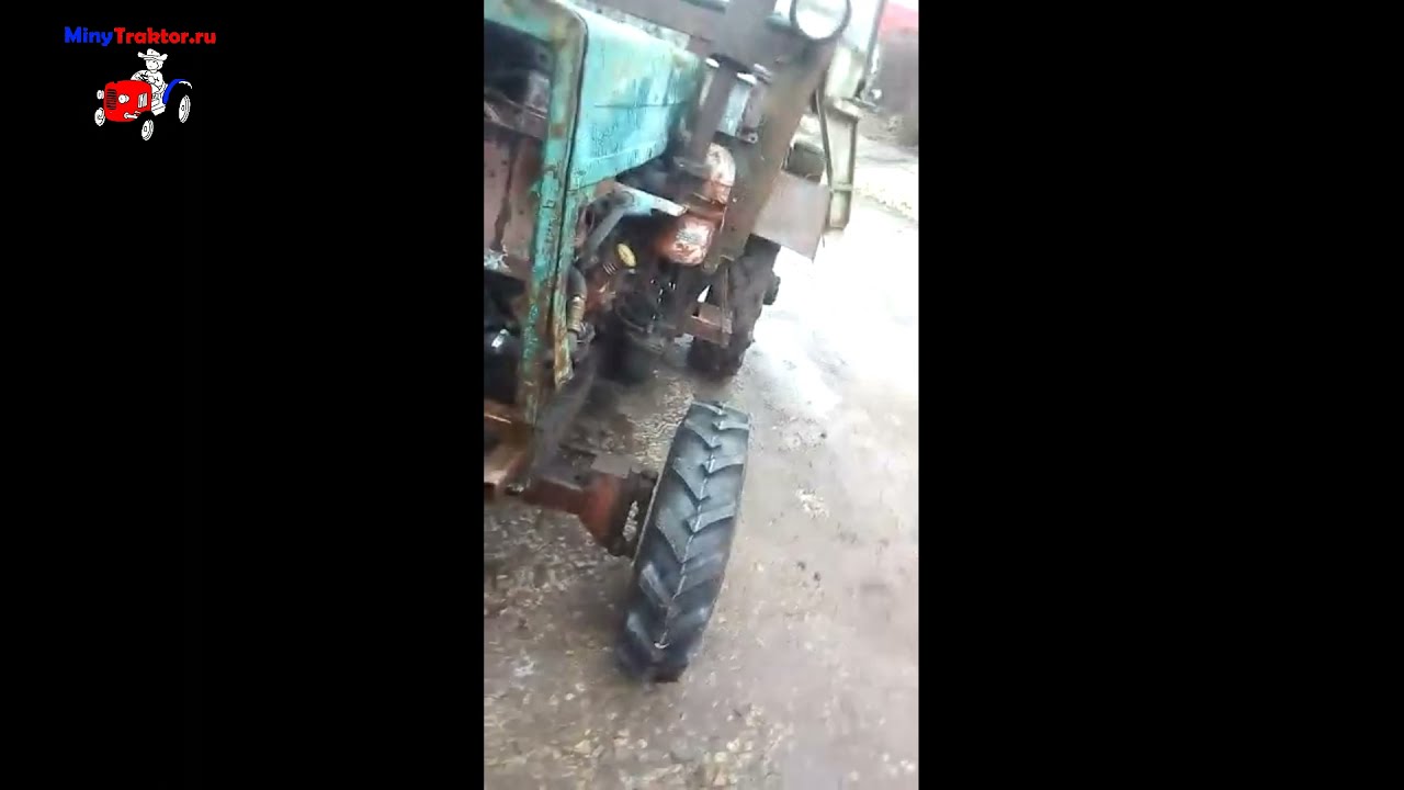 Шины Ozka 6.5/80R15 на самодельном минитракторе на волговском диске, MinyTraktor.ru