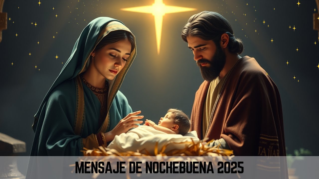 🎄ORACIÓN DE NOCHEBUENA 2025 | Mensaje para Esperar el Nacimiento del Niño Jesús ✨🙏