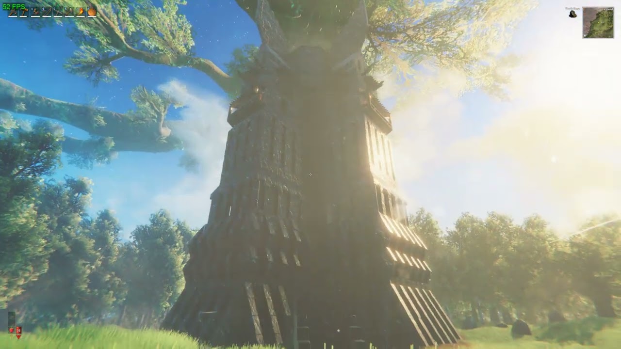 valheim tower build in progress