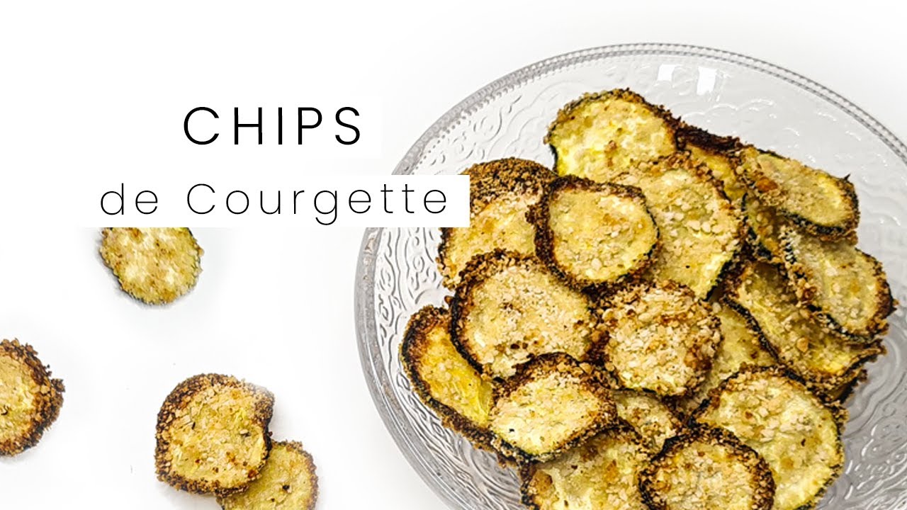 Chips Croustillantes de Courgette au Parmesan