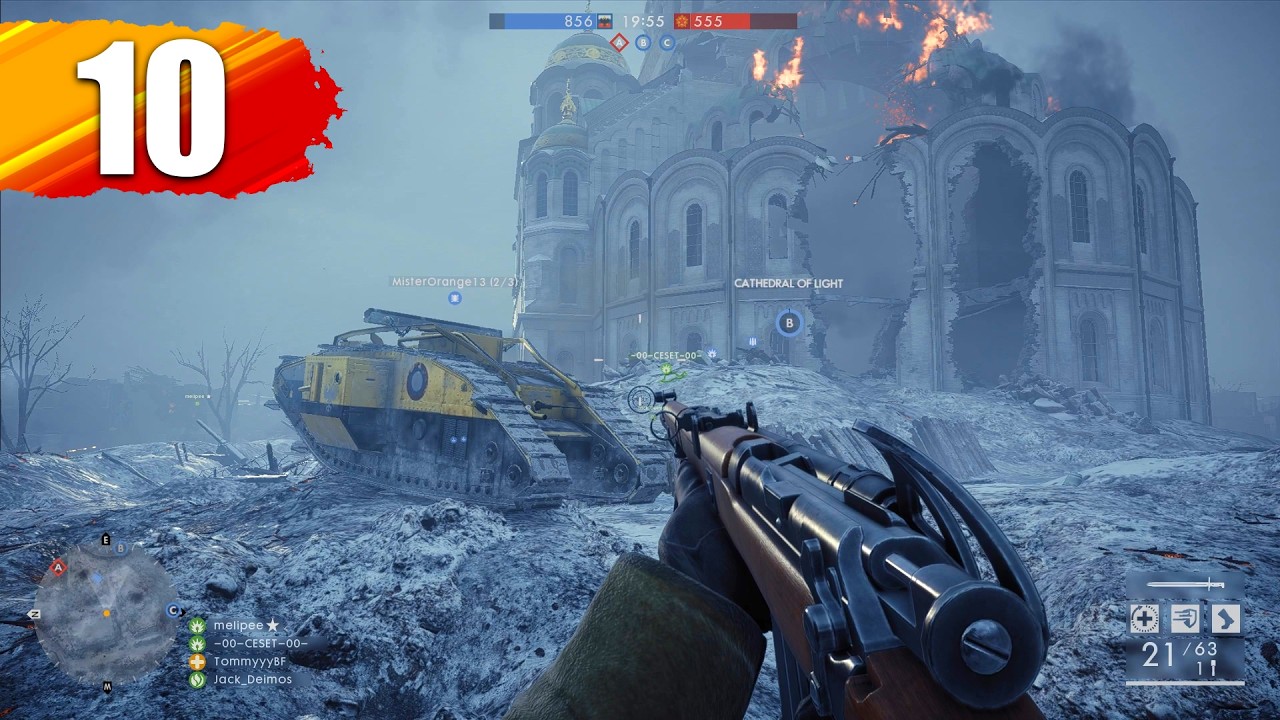 Battlefield 1: Multiplayer Highlights - Road to Max Rank #10