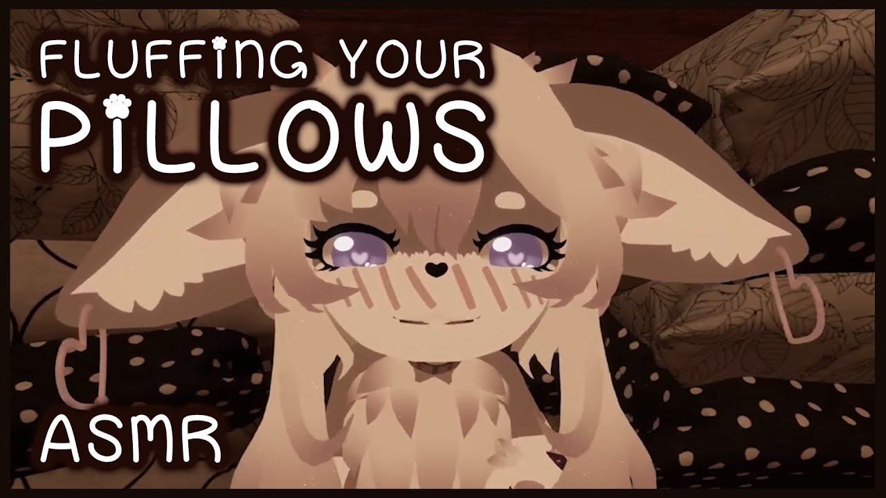 Pillow Fluffing and Patting [Ear-to-Ear Whispering][vrchat]