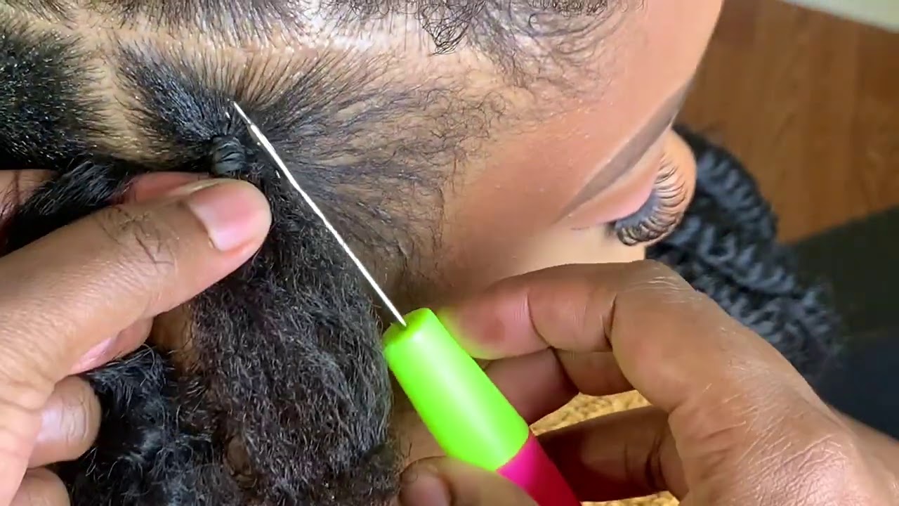 #493. QUICK & SIMPLE RUBBER BAND METHOD;   LEEVEN HAIR PASSION TWIST HAIR