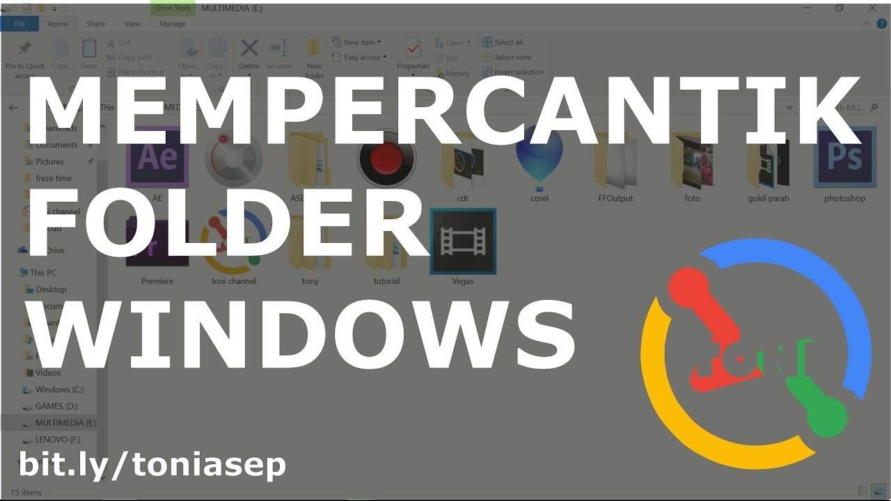 Trik Mempercantik Folder di Windows dengan mudah