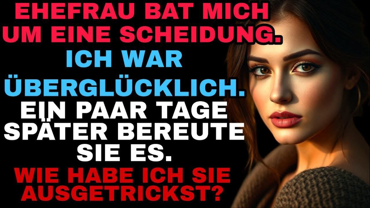 Meine Ehefrau bat mich um eine Scheidung.Ich war überglücklich. Ein paar Tage später bereute sie es.